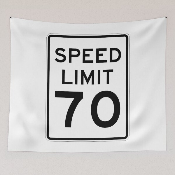 Item preview, Traffic sign speed limit, 70 designed and sold by Numbers-Art.