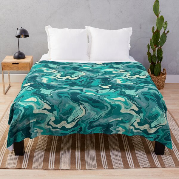 Item preview, Teal oil spill designed and sold by DiveIntoDesigns.