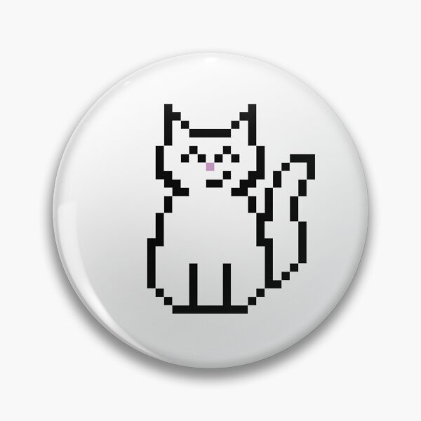 Item preview, White Cat Pixel Art designed and sold by bugpixels.