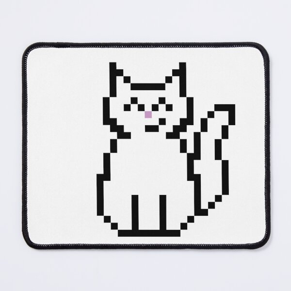 Item preview, White Cat Pixel Art designed and sold by bugpixels.