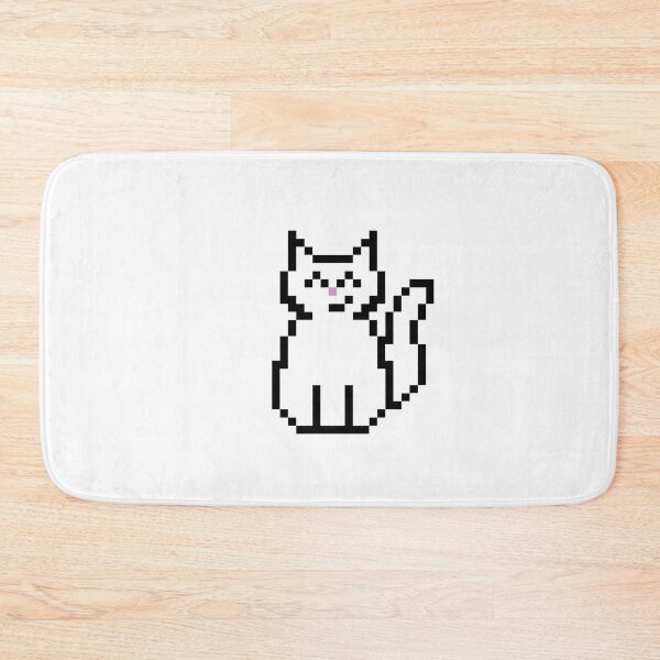 Item preview, White Cat Pixel Art designed and sold by bugpixels.