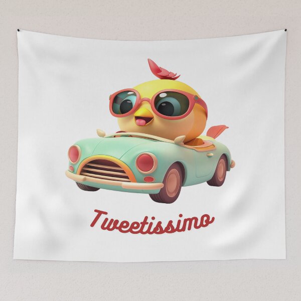 Item preview, Tweetissimo (Bird lovers in Italy) designed and sold by LittleDreamsCo.