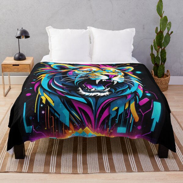 Item preview, Lion Illustration Art 68 designed and sold by Pattern-and-Art.
