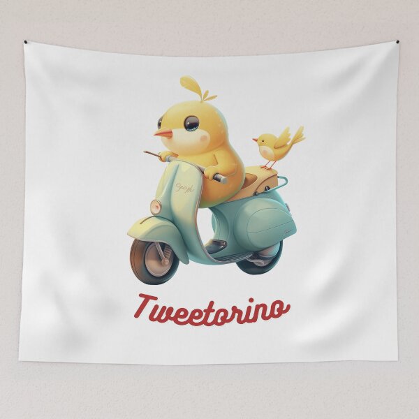 Item preview, Tweetissimo (Bird lovers in Italy) designed and sold by LittleDreamsCo.