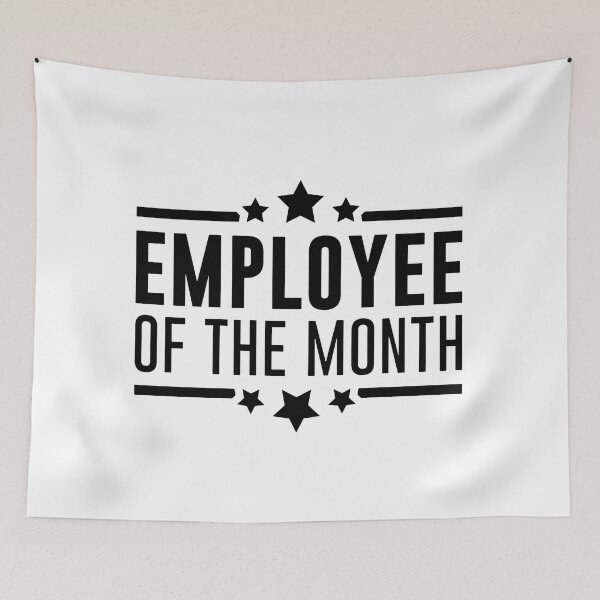 Item preview, Employee of the Month Logo designed and sold by alejandrozero.