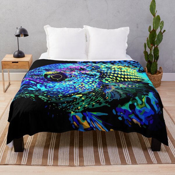 Item preview, Blue African OB Peacock Cichild  designed and sold by Artbyminga.