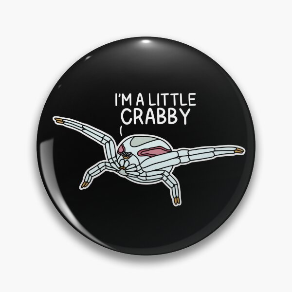 Item preview, (Version for DARK COLORED Items) I’M A LITTLE CRABBY (Crab Spider) designed and sold by chicorycreative.