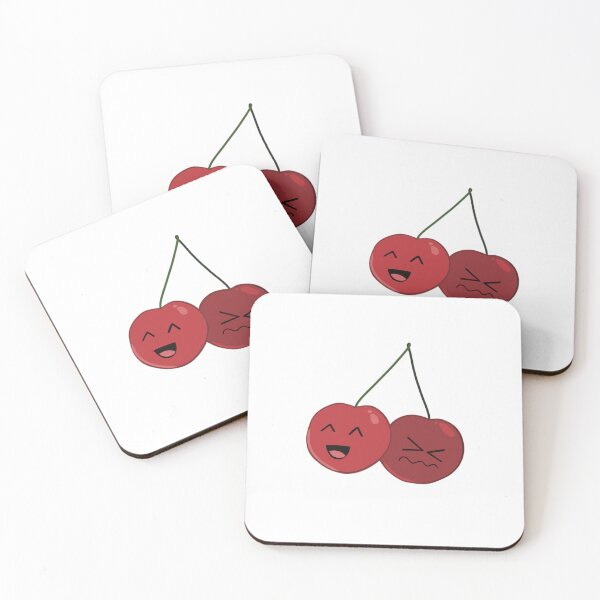 Item preview, Tragedy and Comedy Cherries, Cute designed and sold by Hunnyabee.