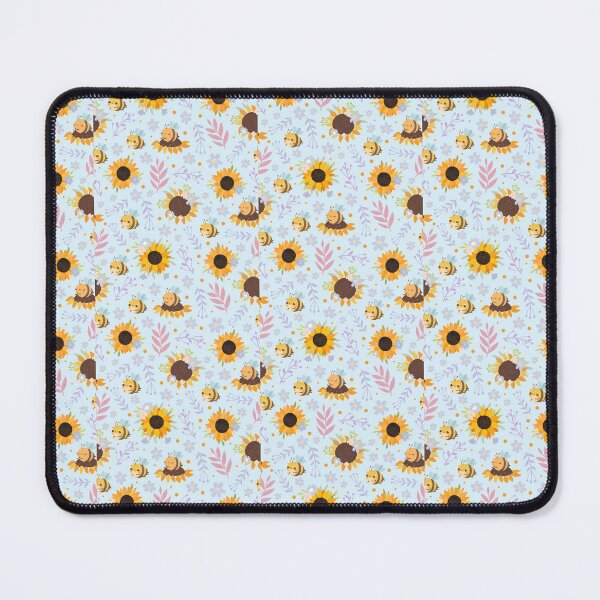 Item preview, Bees and Sunflowers: Harmonious Nature Pattern" designed and sold by hjian8219.