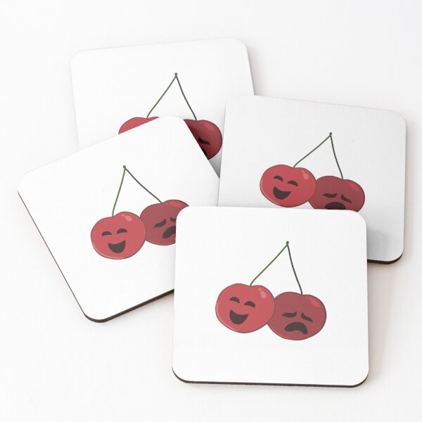 Item preview, Tragedy and Comedy Cherries, Classic designed and sold by Hunnyabee.