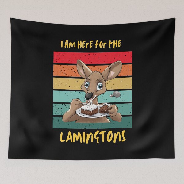 Item preview, i am here for the Lamingtons Kangaroo designed and sold by sydney-syder.