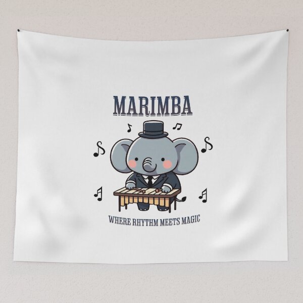 Item preview, Marimba Elephant designed and sold by LemuellTrends.
