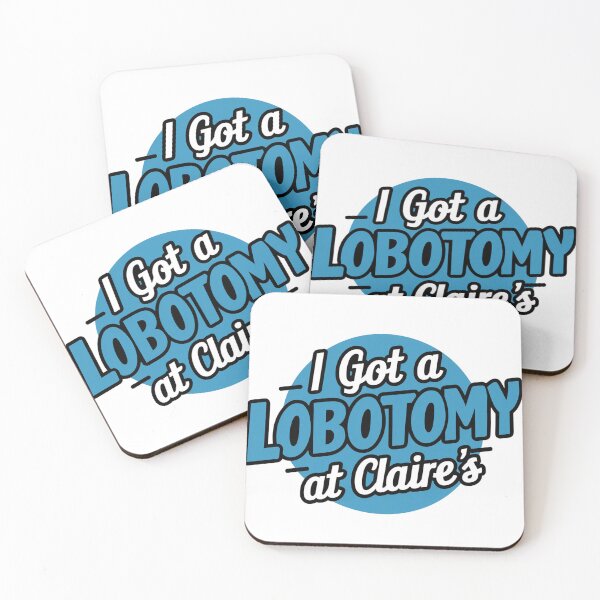 Item preview, I Got a Lobotomy at Claire's Blue designed and sold by alejandrozero.