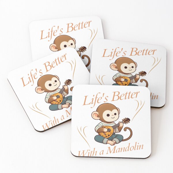 Item preview, Mandolin Monkey designed and sold by LemuellTrends.