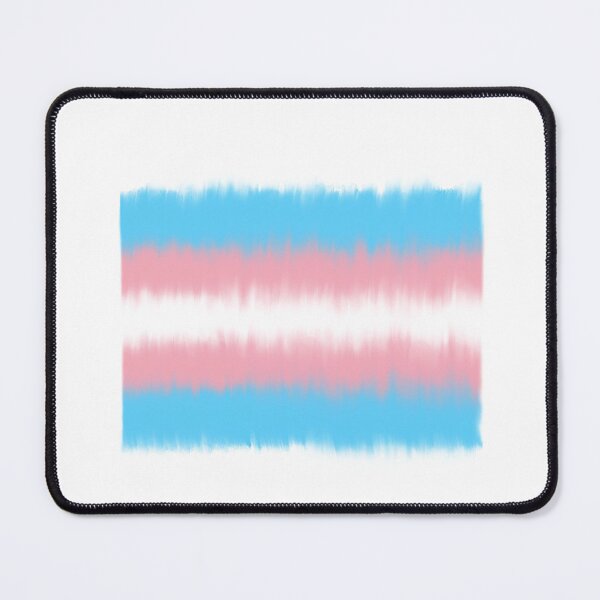 Item preview, Fuzzy Transgender Flag designed and sold by A4R0NN.