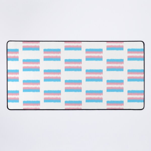 Item preview, Fuzzy Transgender Flag designed and sold by A4R0NN.
