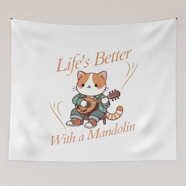 Item preview, Mandolin Cat designed and sold by LemuellTrends.
