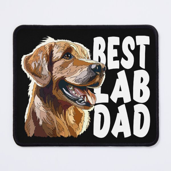 Item preview, Best Lab Dad Golden Retriever designed and sold by Just-Arts-4U.