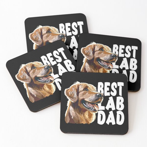 Item preview, Best Lab Dad Golden Retriever designed and sold by Just-Arts-4U.