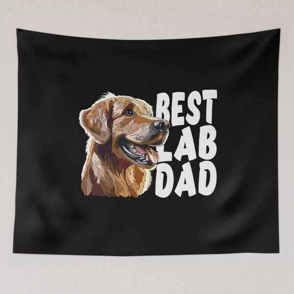 Item preview, Best Lab Dad Golden Retriever designed and sold by Just-Arts-4U.