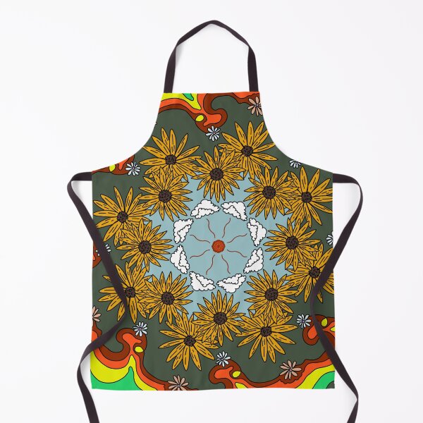 Item preview, Healing Wildflower Mandala | Rainbow Flowers Nature Art designed and sold by climboncowgirl.