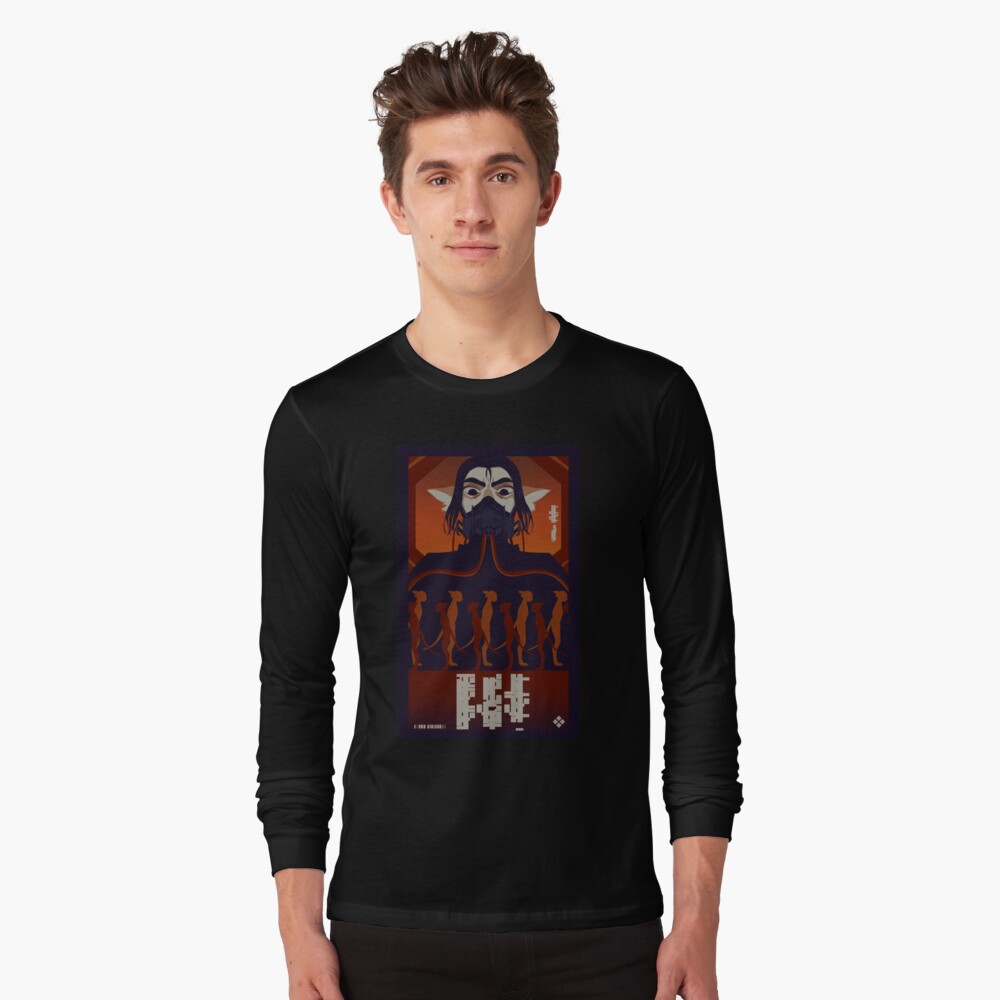 Aperçu de l'œuvre T-shirt manches longues créée et vendue par VOTVMerch.