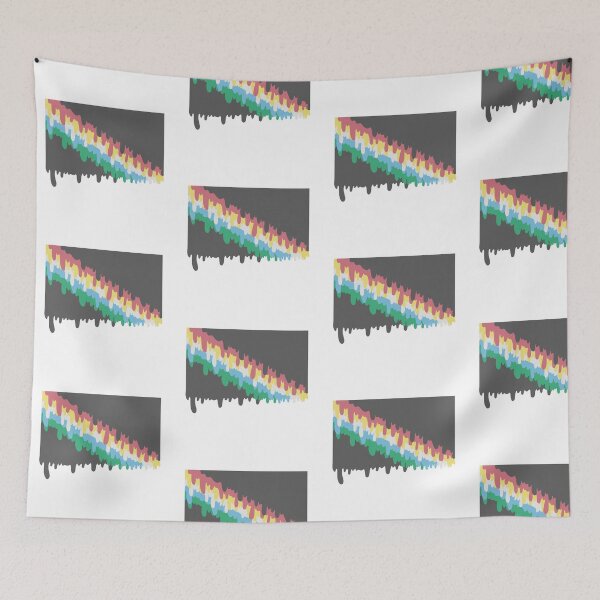 Item preview, Melting Queer Disability Flag designed and sold by A4R0NN.