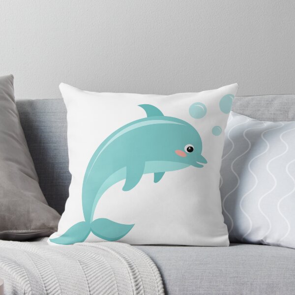 Item preview, Cute dolphin illustration designed and sold by KiraBalan.
