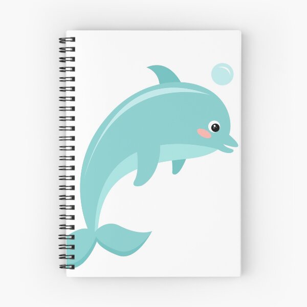 Item preview, Cute dolphin illustration designed and sold by KiraBalan.