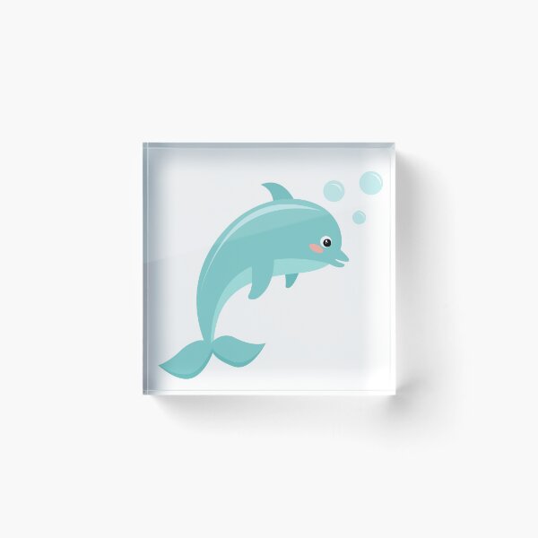 Item preview, Cute dolphin illustration designed and sold by KiraBalan.