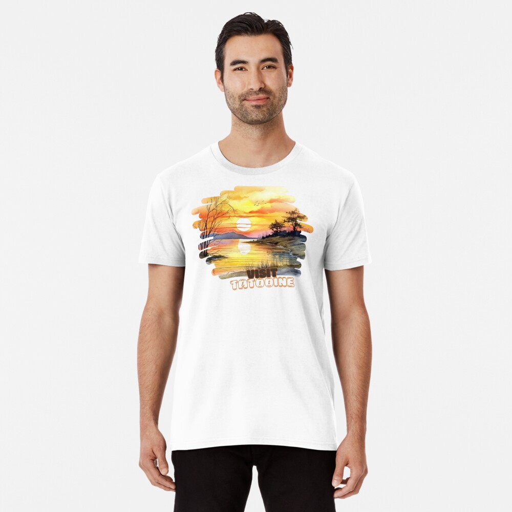 Vista previa del artículo con la obra «Camiseta premium», diseñado y vendido por NoobsDesign.