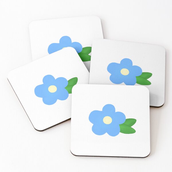 Item preview, A cute, simple blue flower! designed and sold by Articbee.