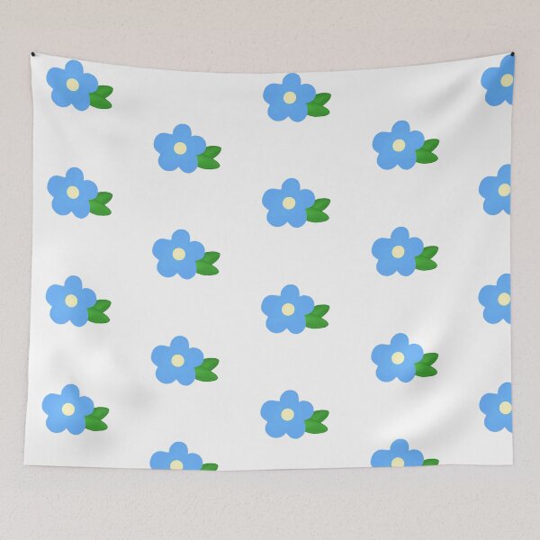Item preview, A cute, simple blue flower! designed and sold by Articbee.
