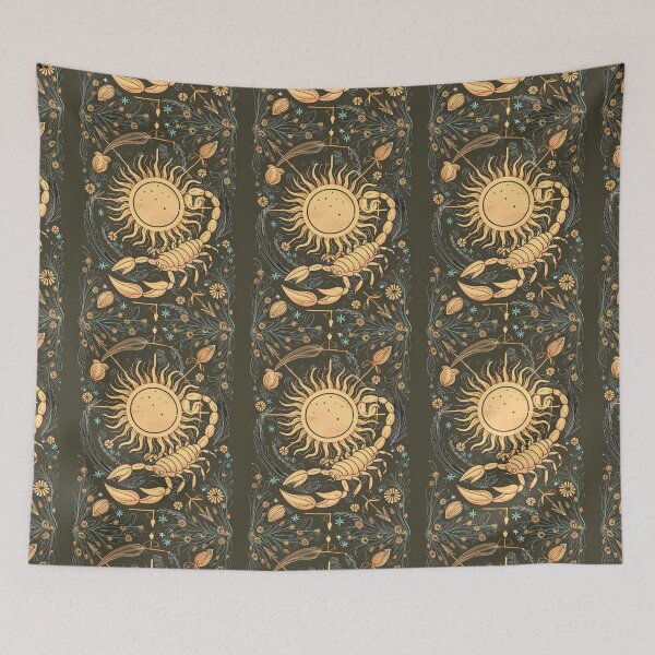 Item preview, Scorpio Astrology. Sun in Scorpio, Zodiac sign, Scorpio symbol designed and sold by ZodiacWonders.