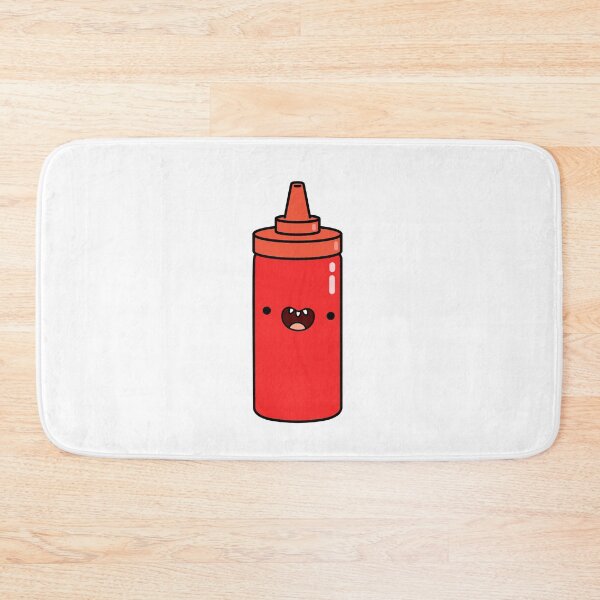 Item preview, Kawaii Red Ketchup Bottle designed and sold by kawaiilife.