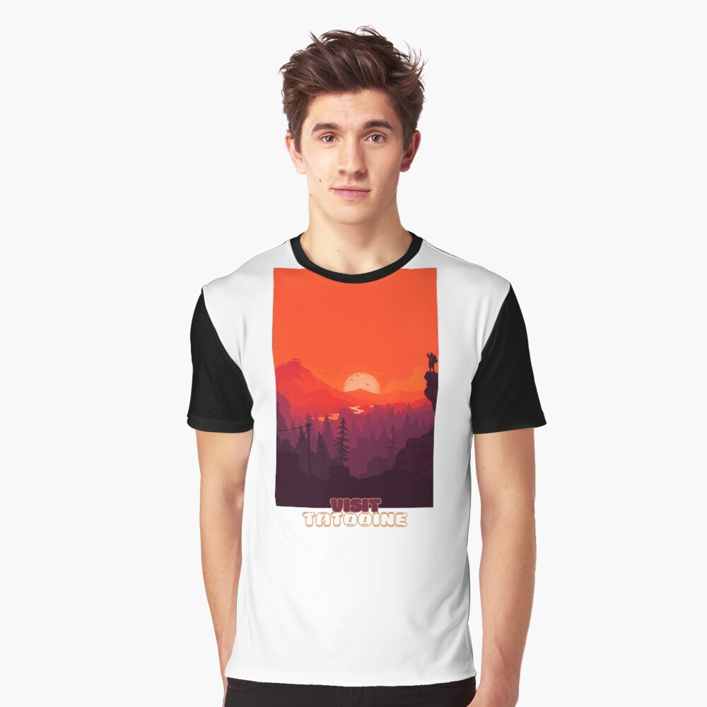 Vista previa del artículo con la obra «Camiseta gráfica», diseñado y vendido por NoobsDesign.