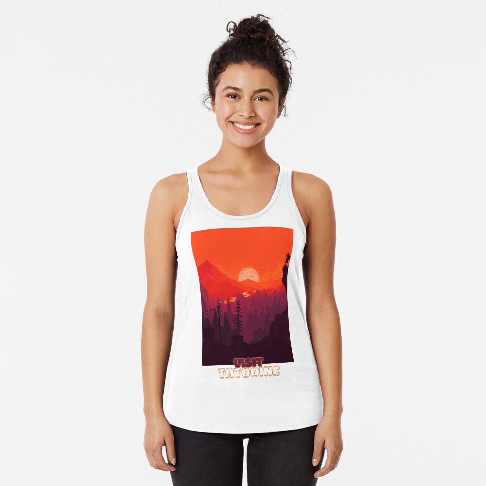 Vista previa del artículo con la obra «Camiseta con espalda nadadora», diseñado y vendido por NoobsDesign.