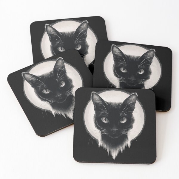 Item preview, Black Cat Head designed and sold by Newz Walker.