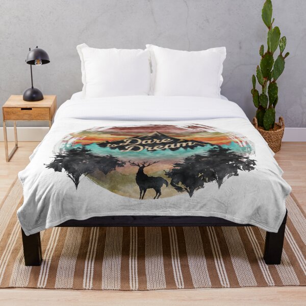 Artikelvorschau, Wagen Sie zu träumen Aquarell Landschaft Natur digitales Design entworfen und verkauft von Lisa Pearlman.