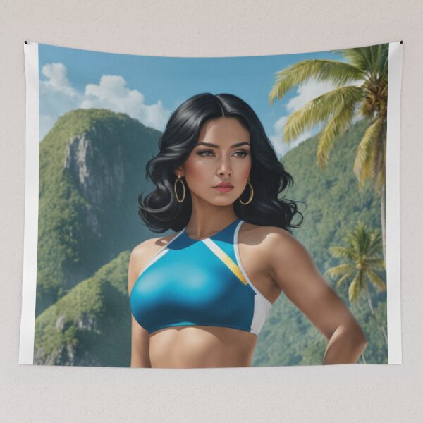 Item preview, Beautiful Mexican Beachwear Model on a paradise Island designed and sold by XN-Art-Design.