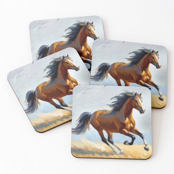 Item preview, Horse Running designed and sold by ArtFactoryAI.