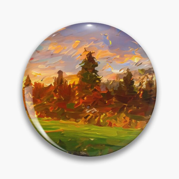 Item preview, Country River Sunset designed and sold by ArtFactoryAI.