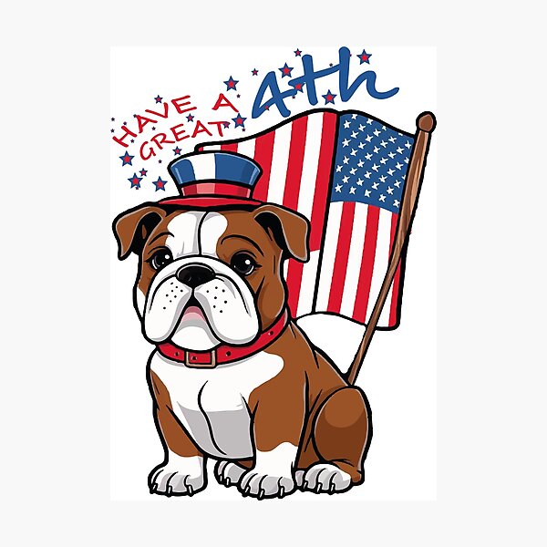 Item preview, HAPPY 4TH OF JULY designed and sold by JawArts.