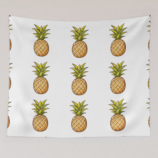 Item preview, Cartoon Pineapple Stickers, Logo, Illustration, Wall arts, Art Prints and More designed and sold by Kevin Lou.