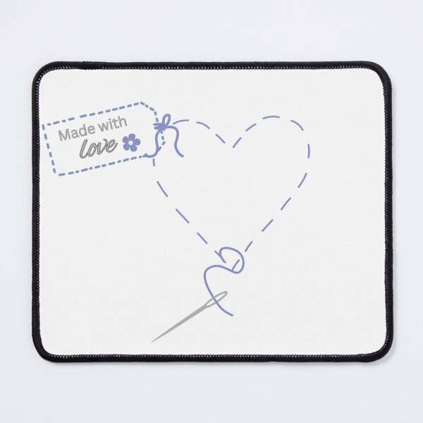 Item preview, Made With Love Sewed Heart designed and sold by thankluckystars.