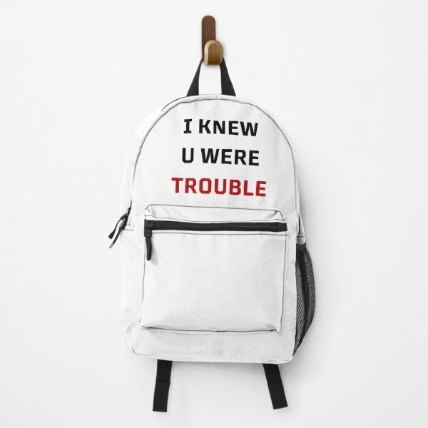 Item preview, I KNEW U WERE TROUBLE designed and sold by LisaMichelleArt.