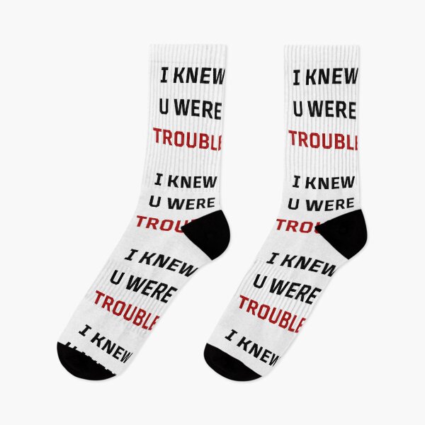 Item preview, I KNEW U WERE TROUBLE designed and sold by LisaMichelleArt.