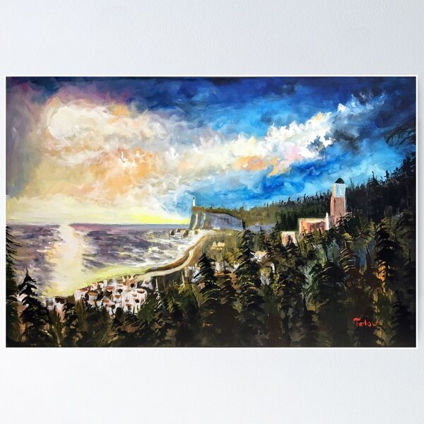 Item preview, Arcadia Bay Painting designed and sold by Crayonbreaking Art, LLC.