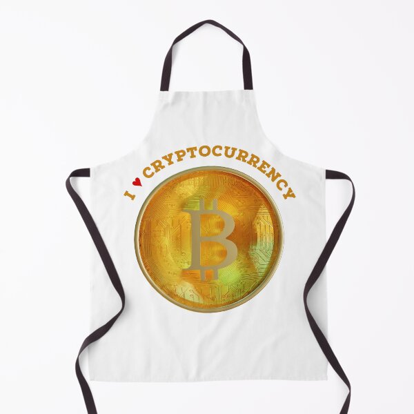 Item preview, I Love Cryptocurrency Golden Bitcoin designed and sold by KTSubz Faith & Fun Designs.