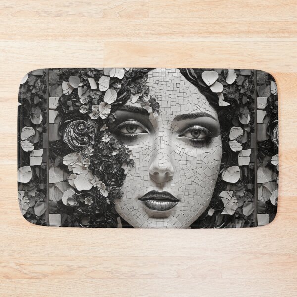 Item preview,  Black and White Mosaic Art designed and sold by Sadia  Jannat.